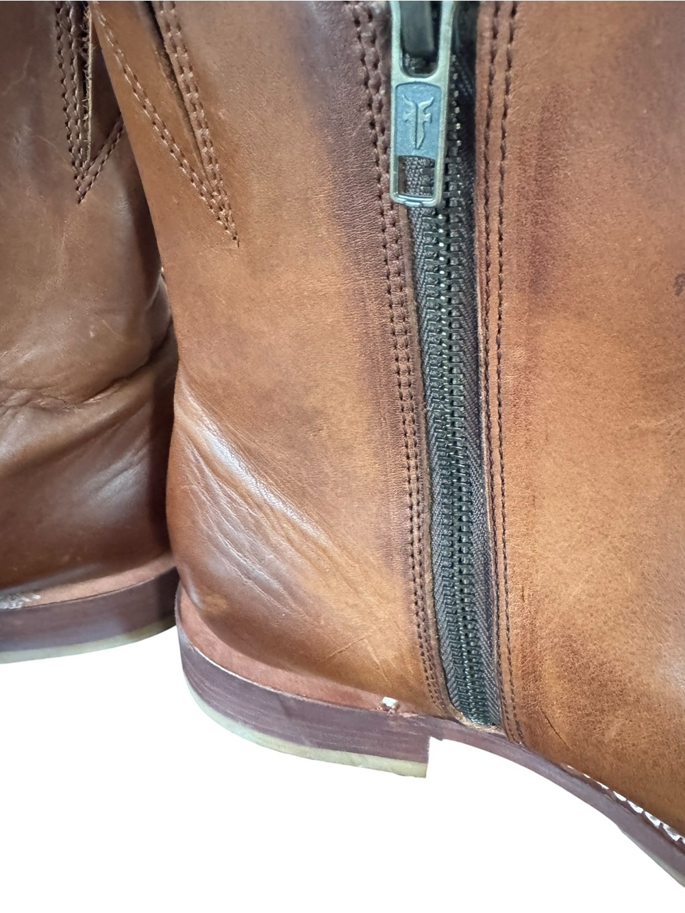 Frye Veronica Chelsea Boot 10 Brown‎ Leather - Picture 6 of 11